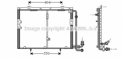 AVA QUALITY COOLING ms5290 -  Конденсатор, кондиционер
